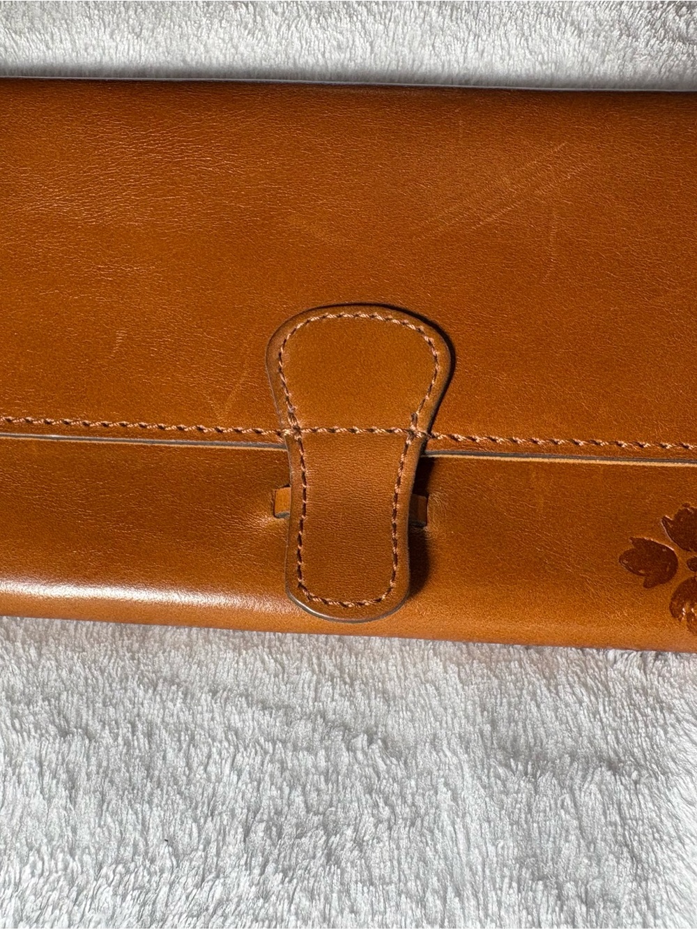 Patricia Nash Brown Leather Clutch Wallet - Picture 3 of 6